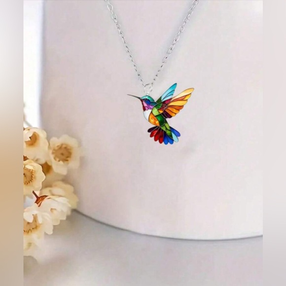 ✨Colorful Hummingbird Jewelry Set - Picture 3 of 4